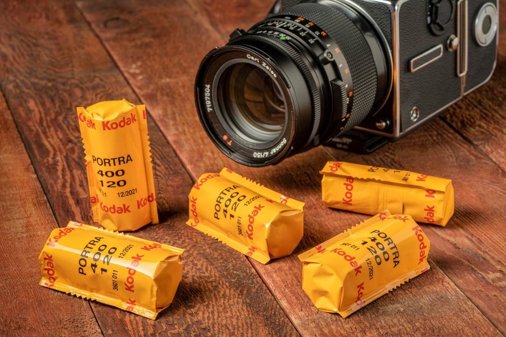 medium format, classic film camera, hasselblad 500 cw with rolls