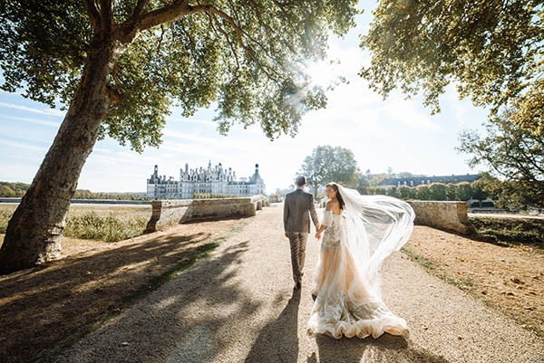 newlyweds wedding bride groom beautiful castle engagement romantic marriage love